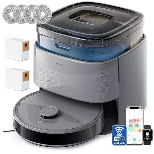 Lefant M3 Robot Aspirapolvere Lavapavimenti con Mappatura Laser e Autosvuotamento