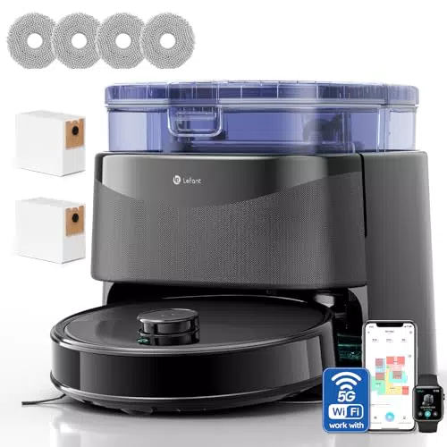 Lefant M3 Ultra Robot Aspirapolvere Lavapavimenti con Mappatura Laser Autosvuotante
