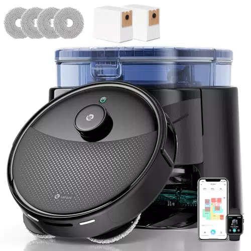 Lefant M3Max Robot Aspirapolvere Lavapavimenti con Mappatura Laser e Auto Svuotamento