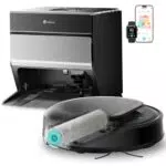 Lefant M5 Pro Robot Aspirapolvere Lavapavimenti con Mappatura Laser e Stazione Autopulente