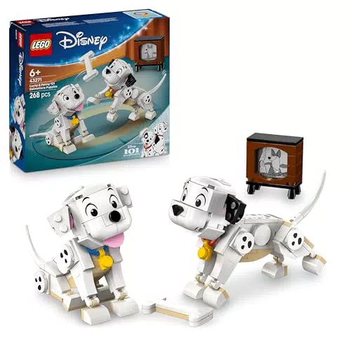LEGO Disney 43271 Pongo e Peggy La Carica dei 101 Animali Giocattolo Articolati