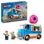 LEGO City Camion delle Ciambelle 60452 con Minifigure – Giocattolo Costruzioni Bambini