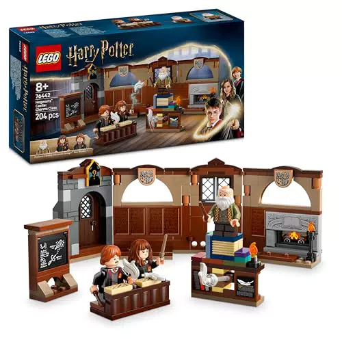 LEGO Harry Potter Castello di Hogwarts Lezione di Incantesimi con Minifigure Hermione e Ron
