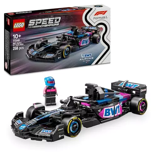 LEGO Speed Champions BWT Alpine F1 Team A524 Auto da Corsa con Pilota Minifigure