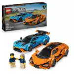 LEGO Speed Champions Lamborghini Revuelto e Huracán STO Modellini Auto da Corsa Bambini