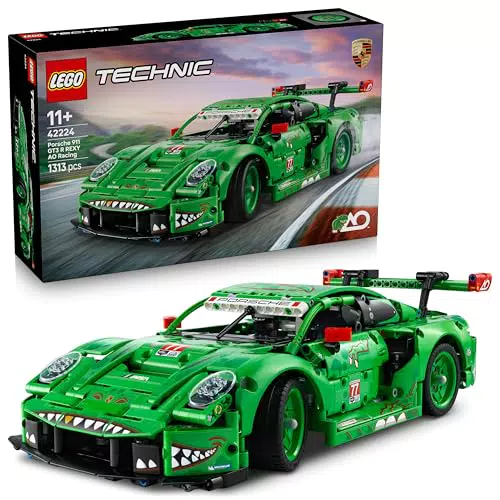LEGO Technic Porsche 911 GT3 REXY AO Racing Auto Giocattolo con Motore 6 Cilindri