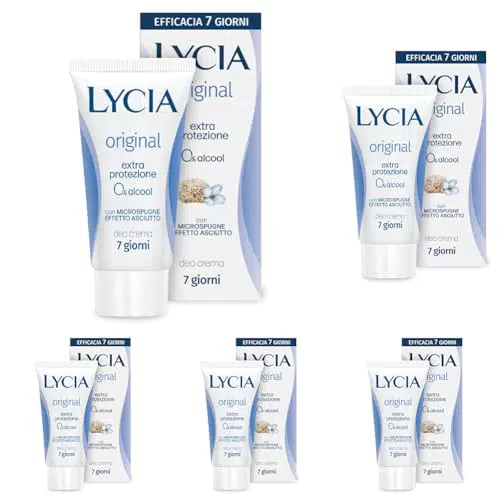 Lycia Deodorante Crema Original Extra Protezione 7 Giorni Senza Alcool Karité