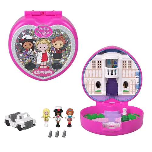 Mattel Polly Pocket Clueless Cofanetto da Collezione con Micro Bambole e Accessori