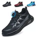 MIEHUIAI Scarpe Antinfortunistiche con Punta in Acciaio Traspiranti e Antiscivolo