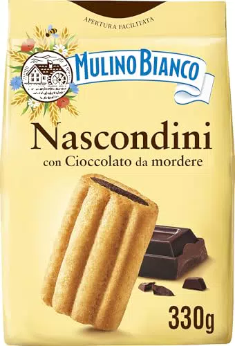 Mulino Bianco Biscotti Frollini Nascondini con Cioccolato da Mordere