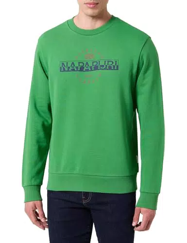 Napapijri Felpa Bander Uomo in Cotone Girocollo Casual