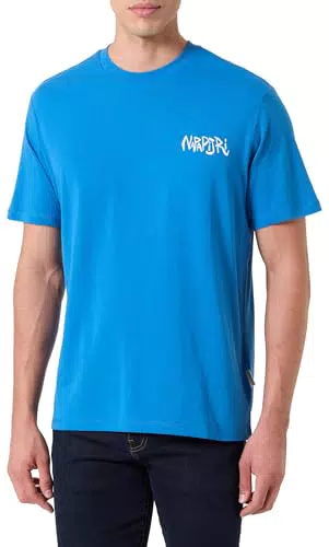 Napapijri Sine T-Shirt Uomo Cotone Casual Manica Corta