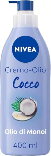 Nivea Crema Olio Cocco e Monoi Crema Corpo Idratante Profumata Pelle Secca