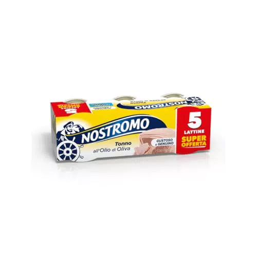 Nostromo Tonno All’Olio di Oliva Multipack Fonte di Proteine Senza Conservanti