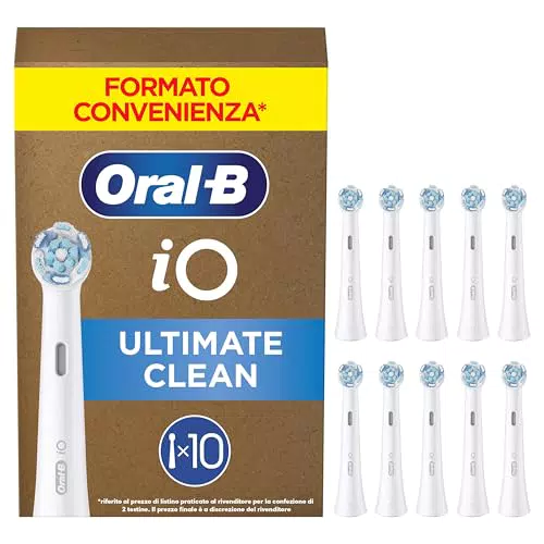 Oral-B Testine Ricambio iO Series Ultimate Clean per Spazzolino Elettrico Rotonde