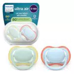 Philips Avent Ultra Start Ciuccio Ortodontico 0-6 Mesi in Silicone Senza BPA