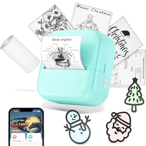 Phomemo M02X Stampante Fotografica Termica Portatile Bluetooth per Studio e Appunti