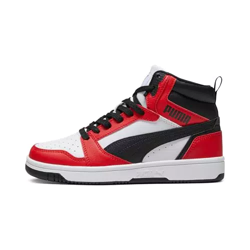 Puma Rebound V6 Mid Scarpe Da Ginnastica Unisex Bambini E Ragazzi