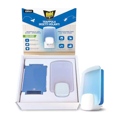 Raid Essentials Trappola Insetti Volanti Interno, Antimosche, Antimoscerini, Antitarme