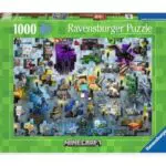 Ravensburger Puzzle Minecraft Mobs per Adulti, Idea Regalo per Appassionati Minecraft