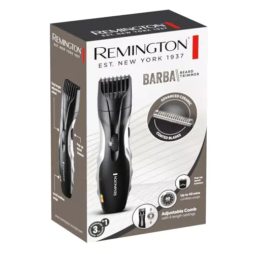 Remington Regolabarba Uomo MB320C Rasoio Elettrico con 9 Lunghezze Precise