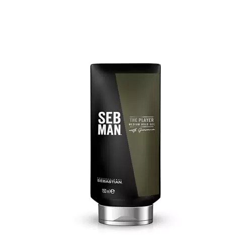 Seb Man The Player Gel Styling Tenuta Media Rimodellabile per Tutti i Tipi di Capelli