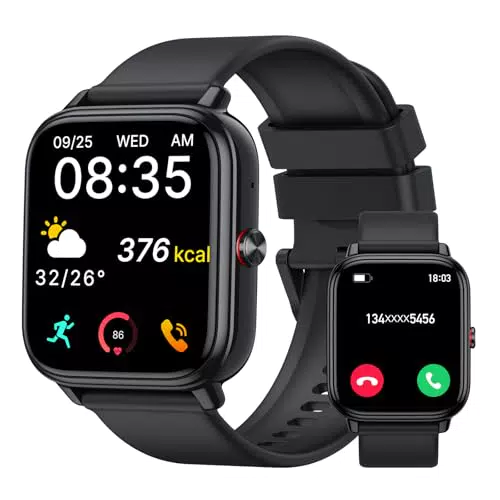 Smartwatch Fitness Tracker 1.83" Chiamate Bluetooth, 110 Sport, IP68, 20 Giorni Autonomia