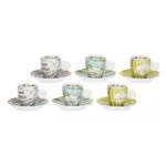 Thun Set Tazzine Espresso Oasi In Porcellana