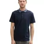 Tom Tailor Polo Uomo Modello 1046745 Casual Elegante Manica Corta