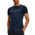 Tommy Hilfiger T-Shirt Uomo Maniche Corte Logo Core Scollo Rotondo