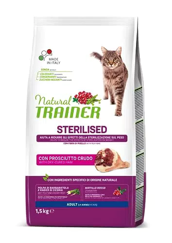 Trainer Cibo per Gatti Sterilizzati al Prosciutto