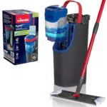 Vileda H2PrO Flat Mop Sistema Lavapavimenti a Piastra con Microfibra e Doppio Serbatoio