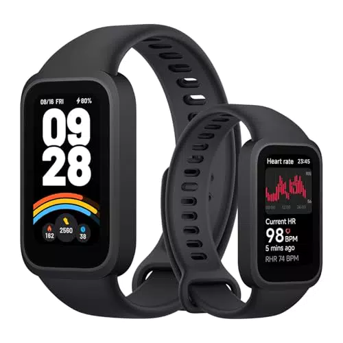 Xiaomi Smart Band 9 Active, Schermo TFT 1.47", Monitoraggio Salute: SpO2