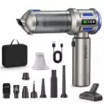 Yomile Aspirabriciole Senza Fili 4 in 1 AD10, Aspirapolvere Portatile Potente Auto Casa