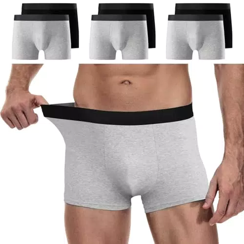 YouShow Boxer Uomo Cotone, Confezione da 6 Pezzi, Mutande Uomo Intimo