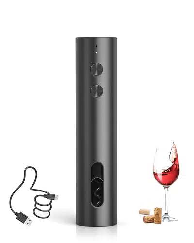 ZOYIDOUX Apribottiglie Elettrico Ricaricabile USB-C Mini Portatile