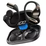 2026 Cuffie Open Ear Bluetooth 6.0 Sport con Gancio, Controllo Touch, IP7, 40h