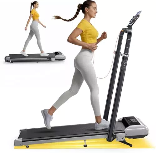 Tapis Roulant Elettrico 6 in 1 Pieghevole con Pendenza 12% e Motore 2.5HP App