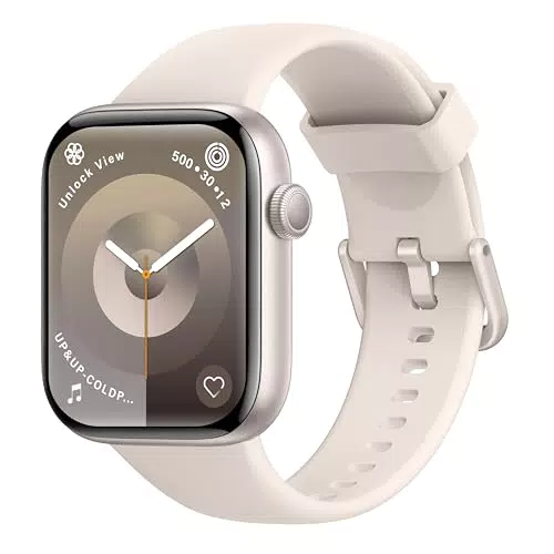 AcclaFit Smartwatch Uomo Donna 1.85 Pollici con Chiamate, Sport, SpO2, Sonno, IP68