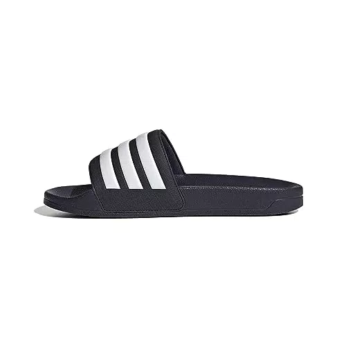 adidas Adilette ciabatta sportiva, bianco/nero