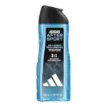 Adidas After Sport Gel Doccia 3 in 1 Corpo Capelli Viso Formula Vegana