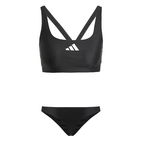 Adidas Bikini Donna 3 Stripes V-Back Costume Due Pezzi
