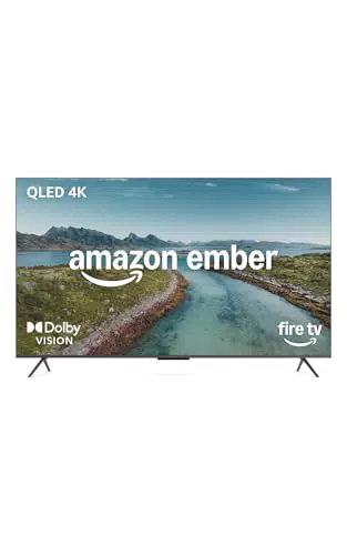 Amazon Ember Omni QLED 55 Pollici Fire TV, Smart TV 4K HDR10+ Dolby Vision Alexa
