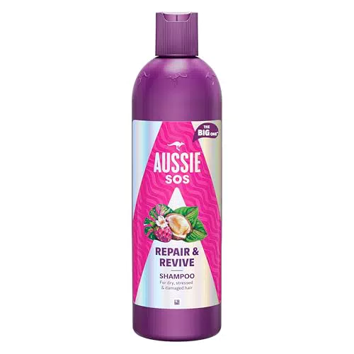 Aussie SOS Repair & Revive Shampoo per Capelli Secchi e Danneggiati Vegano