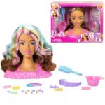 Barbie Testa Da Pettinare Deluxe Con Accessori Per Capelli E Acconciature Bambini