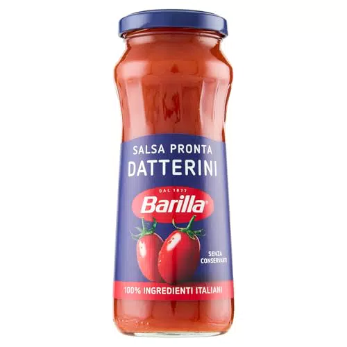 Barilla Sugo Pronto con Pomodori Datterini e Olio di Oliva Senza Glutine