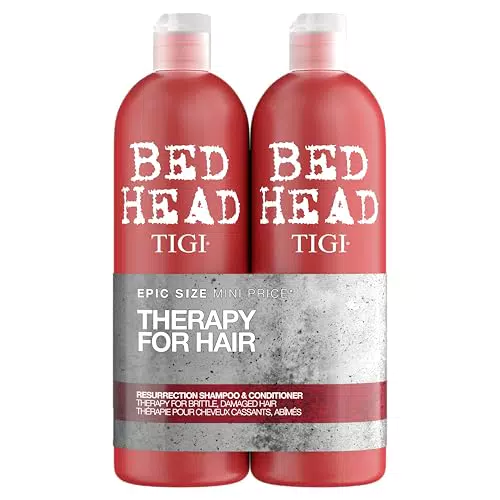 Bed Head by TIGI Resurrection Repair Shampoo e Balsamo per Capelli Secchi e Danneggiati