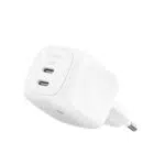 Belkin Caricatore USB C 2 Porte 50W GaN Ricarica Rapida per Smartphone e Laptop