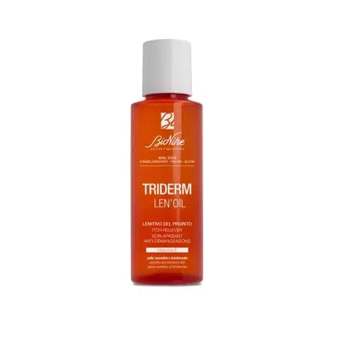 Bionike Triderm Len'Oil Olio Corpo Lenitivo per Dermatiti, Eczema e Pelli Sensibili