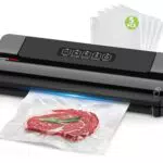 Bonsenkitchen Macchina Sottovuoto Alimenti Compatta con 4 Modalità e Accessori Inclusi